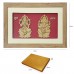 Wooden Shubh Labh Laxmi Ganesha Wooden Frame